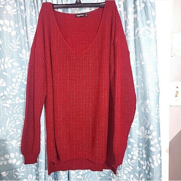 🍁🍂Gorgeous Boohoo sweater size 18 - Picture 2 of 6